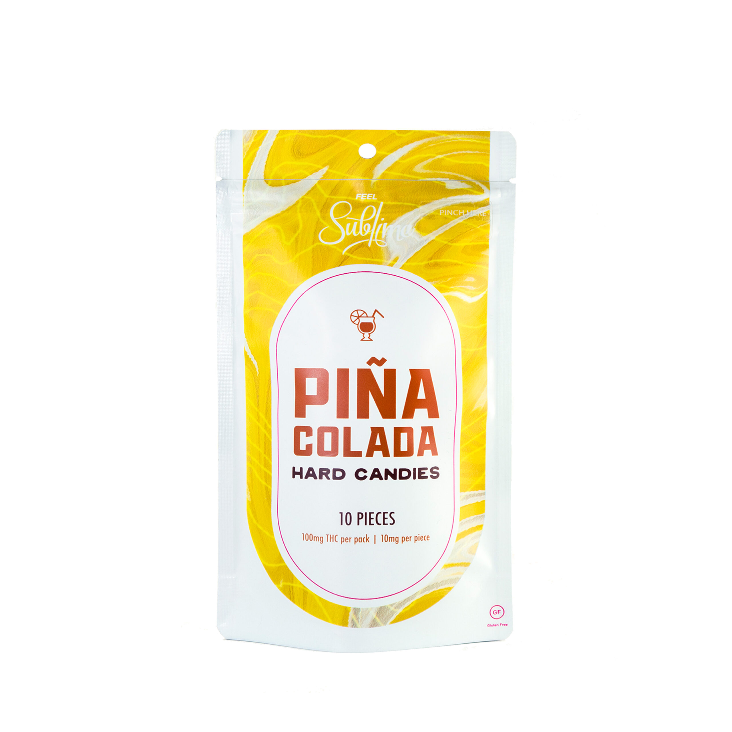 Piña Colada Hard Candies Infused Edibles Sublime Brands