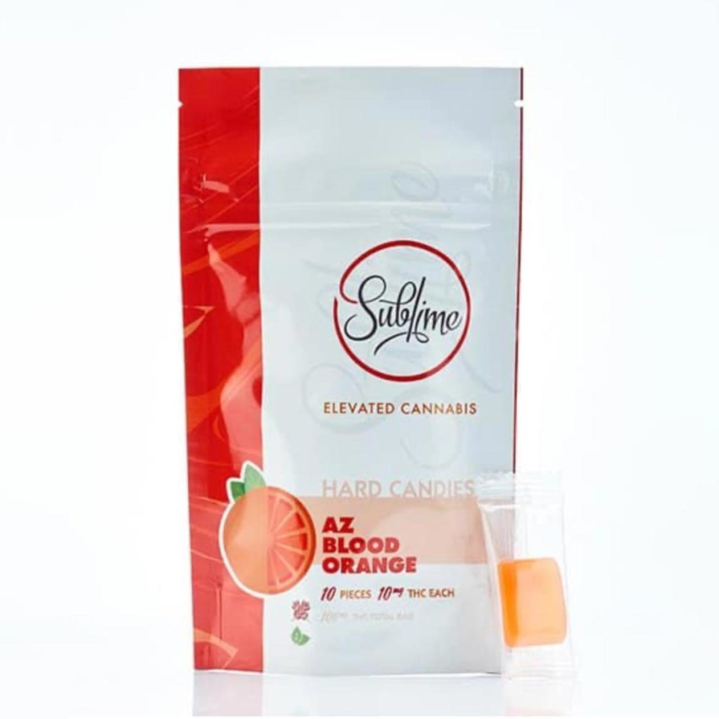 Blood Orange Hard Candies