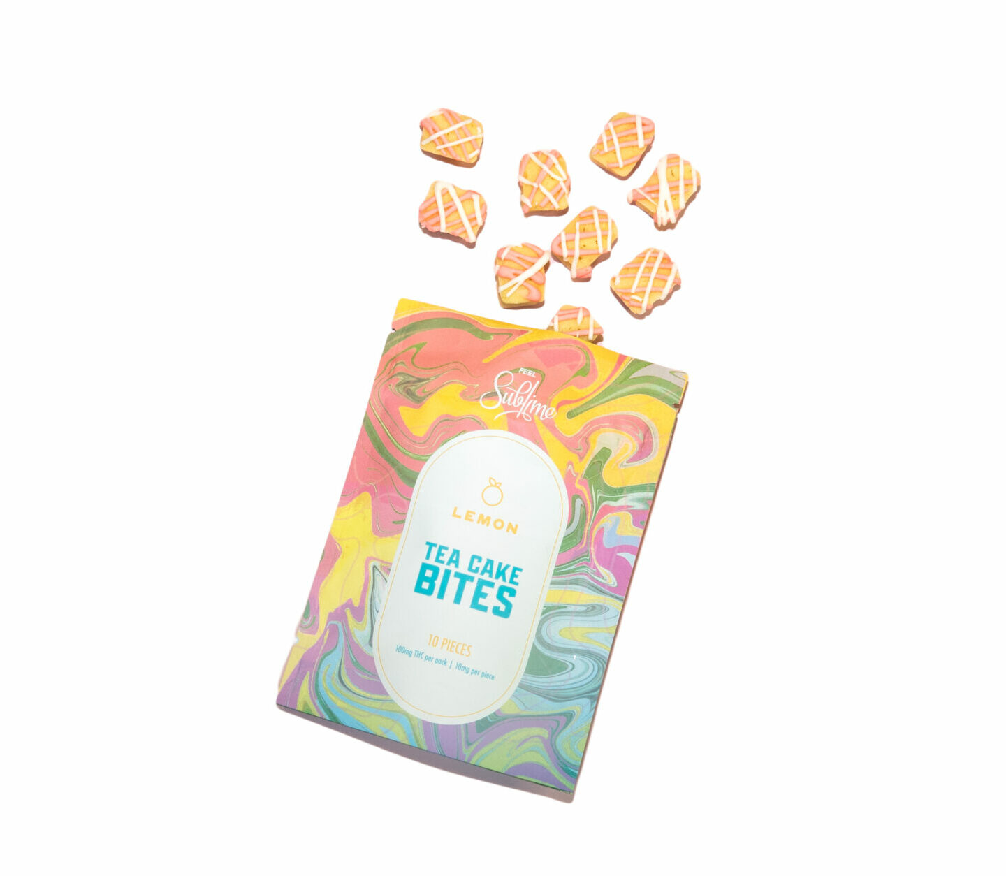 Lemon Tea Cake Bites Infused Baked Goods Sublime Brands